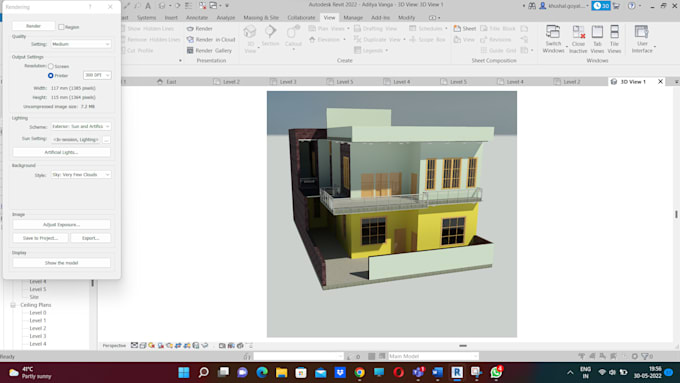 Provide revit architecture and 3d model rendering by Khushal_goyal | Fiverr