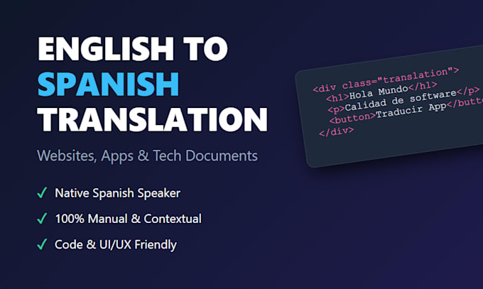 translate the texts you need for your websites