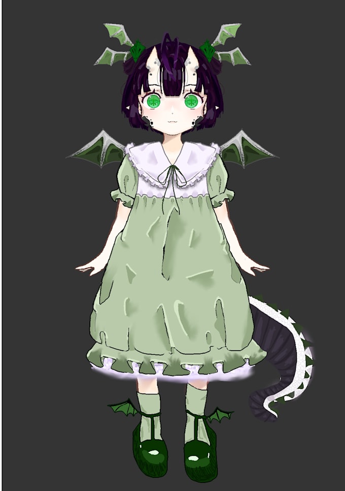 Draw a 2d vtuber model by Ichig0mashimar0 Fiverr
