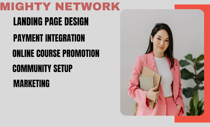 set up your mighty networks landing page or membership site