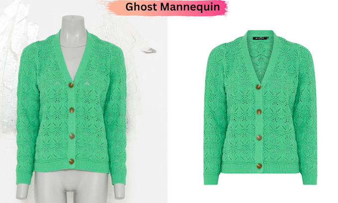wrinkle remove ghost mannequin and neck joint