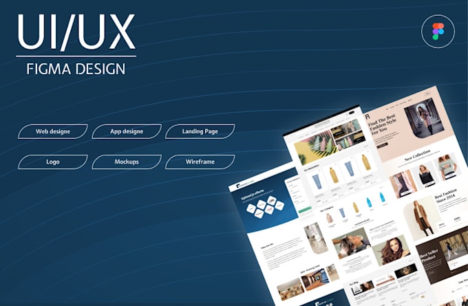 Do figma ui ux design for web, app design and create logo by Mustucoder ...
