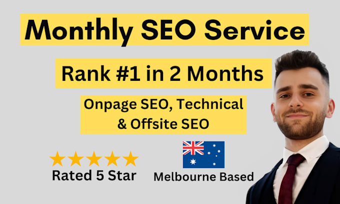 provide local SEO monthly service for australian websites