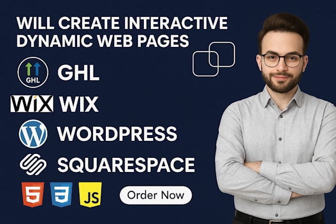 Create and integrate custom dynamic web pages for squarespace wordpress ...