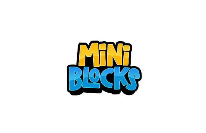 blockchain game fun logo design