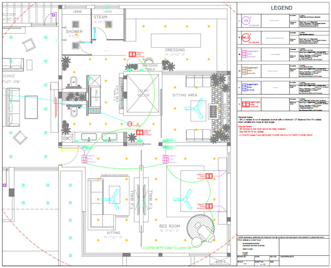 control4 programing and floor plan design