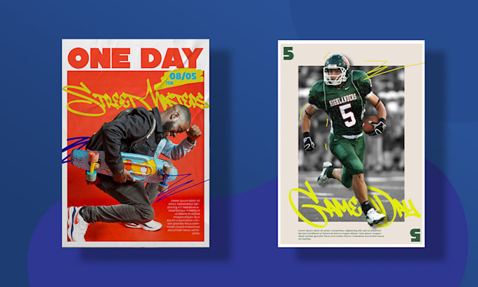 design a promotional poster for your needs