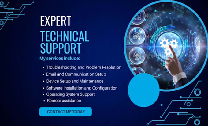 provide  IT support help desk and online technical help services