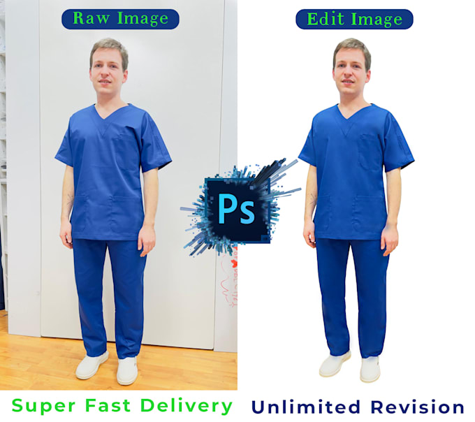 wrinkle removal, fashion apparel retouching expert in photoshop