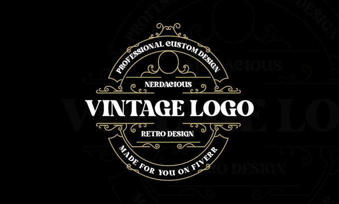 design a vintage retro logo