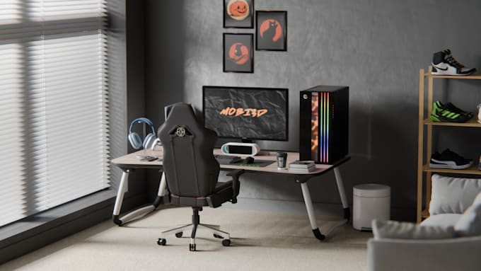do realistic 3d product animation video