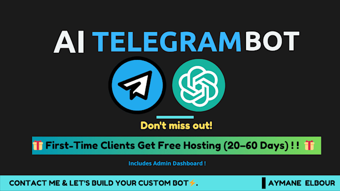 build an ai powered telegram bot using chatgpt with an admin panel