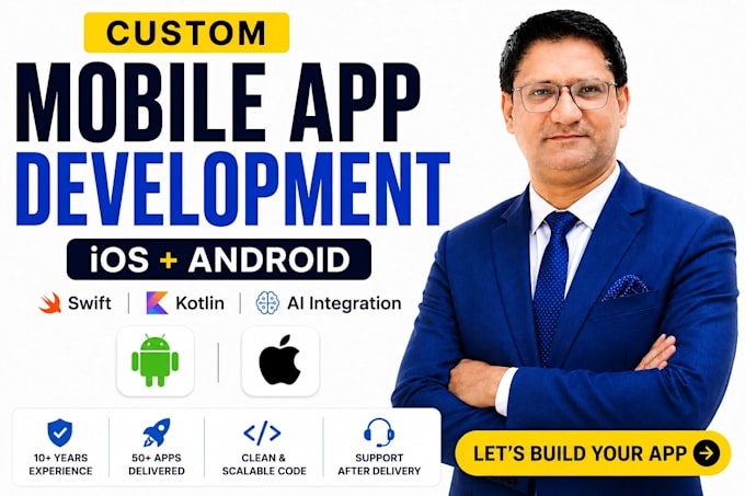 do mobile app development for android and ios