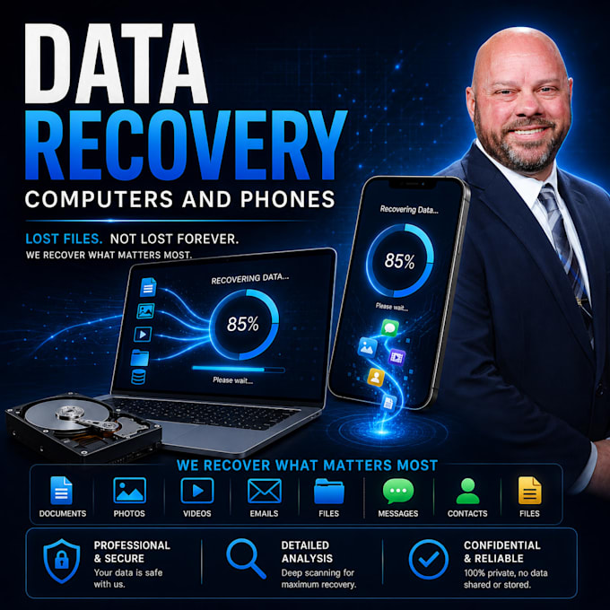 perform a professional recovery attempt for your phone or PC