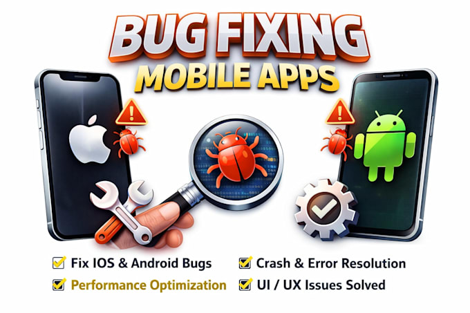 fix mobile app bugs from android app and ios app