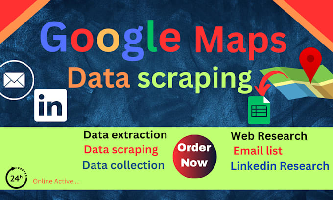 scrape google maps scraping and data for any business