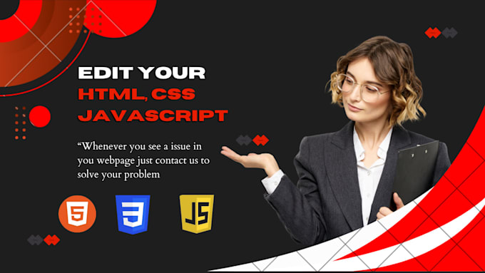 edit your HTML, CSS, and javascript on your webpage