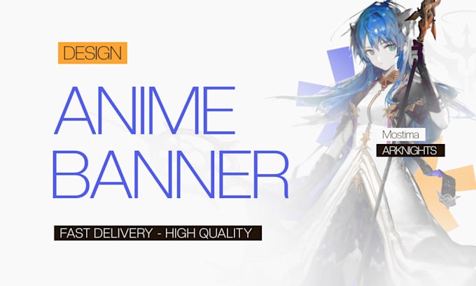 design anime banners for youtube, twitch, and twitter