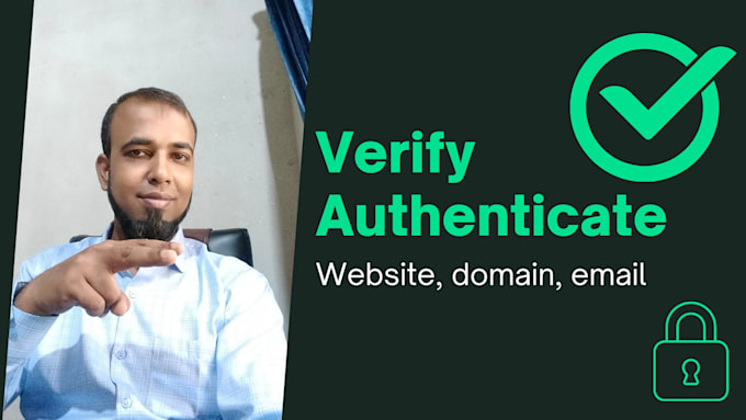 do email sending domain authentication, website verification