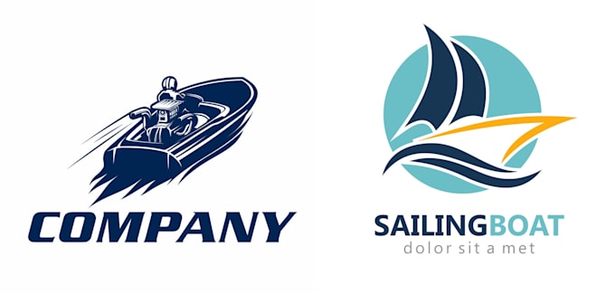 design a boat logo