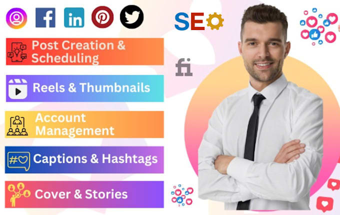 be your social media marketing manager and branding expert
