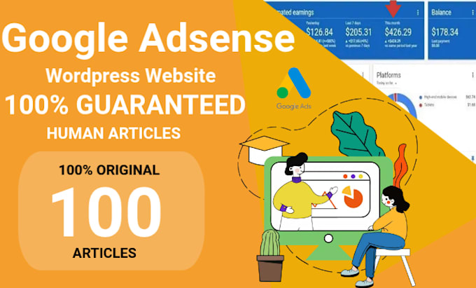 deliver 100 human written articles guaranteed for google adsense
