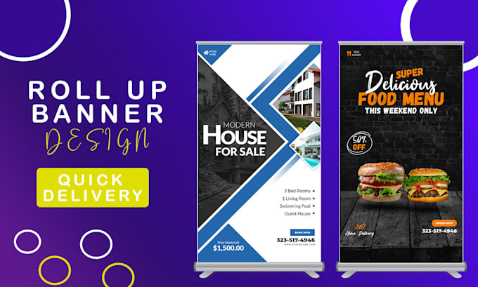 create attractive billboards digital e banners roll up banners