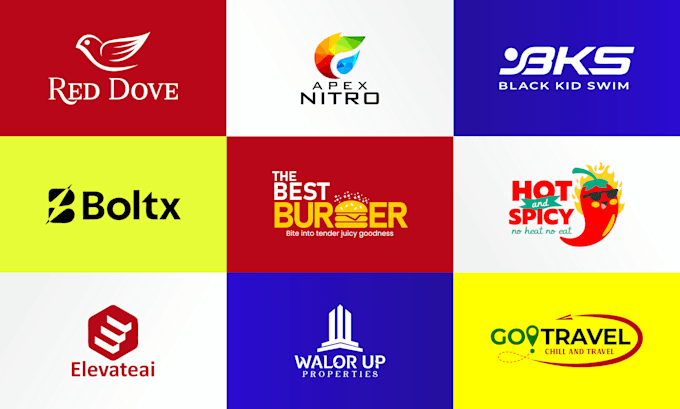 design unique modern minimalist business logo design