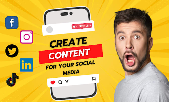 create content for your social media