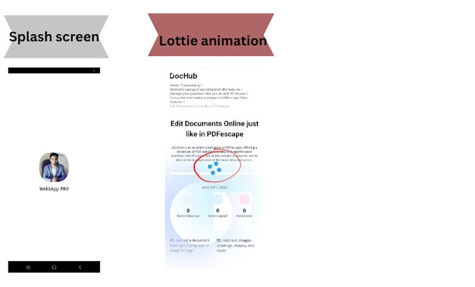 mobile to app website
