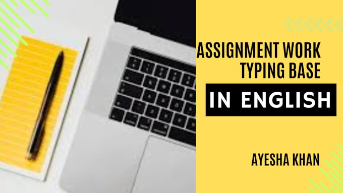 do assignment writting, copypaste, typing work