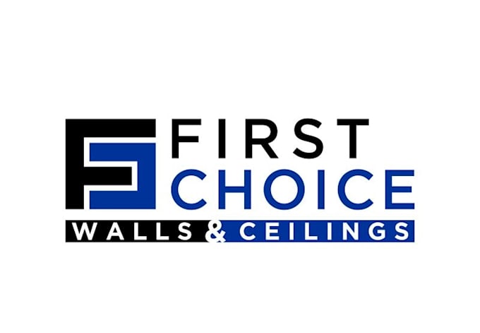 create a sophisticated, contemporary logo for your walls and ceilings services