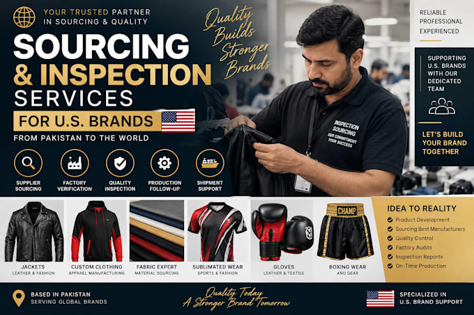 inspect your products in pakistan before shipment