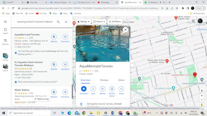 do google my business profile listing and optimization