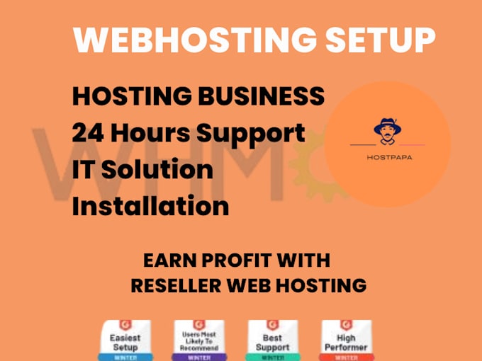 do web hosting development, reseller plan setup wth whmcs and cpanel
