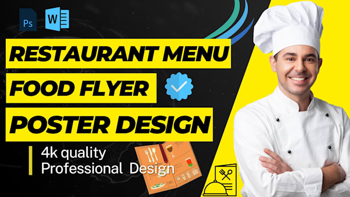 design an eye catching food promo flyer for your restaurant