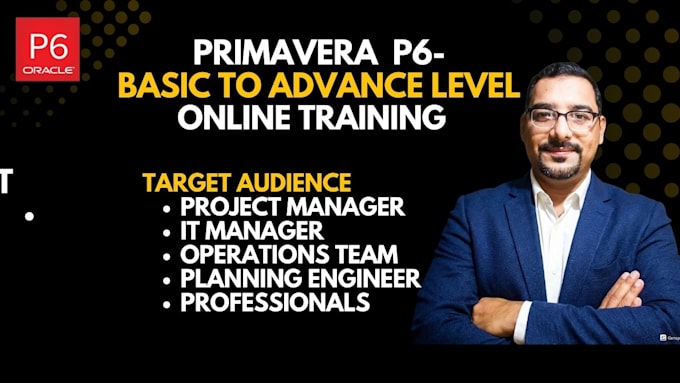 provide you online primavera p6 training from basic to advance level