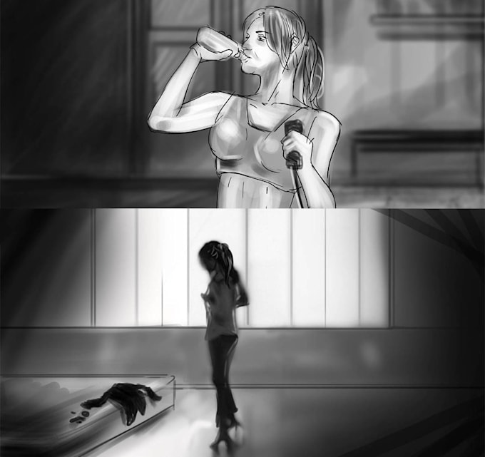 draw you a professional storyboards