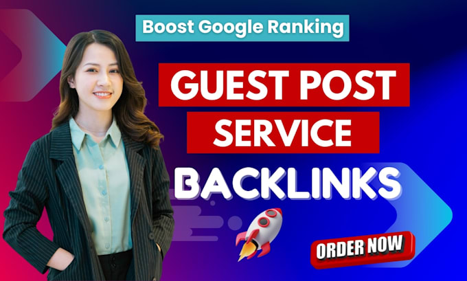 write and publish guest post on high da DR site SEO backlink