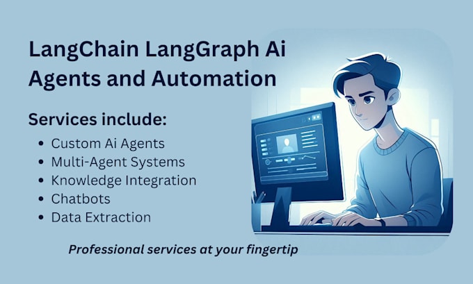create ai agents and automations using langchain openai anthropropic