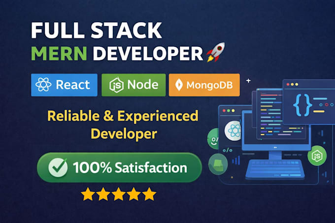 build or fix your mern stack web app with react node mongodb