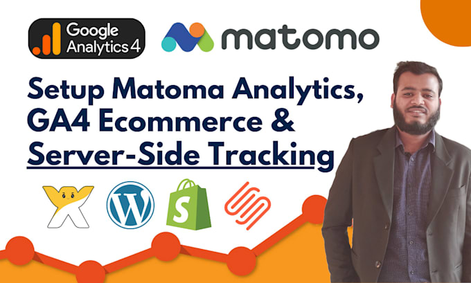 setup google analytics4, matoma analytics, ga4 ecommerce server side tracking