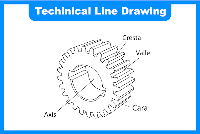 do technical drawing products cnc clothing vector outline