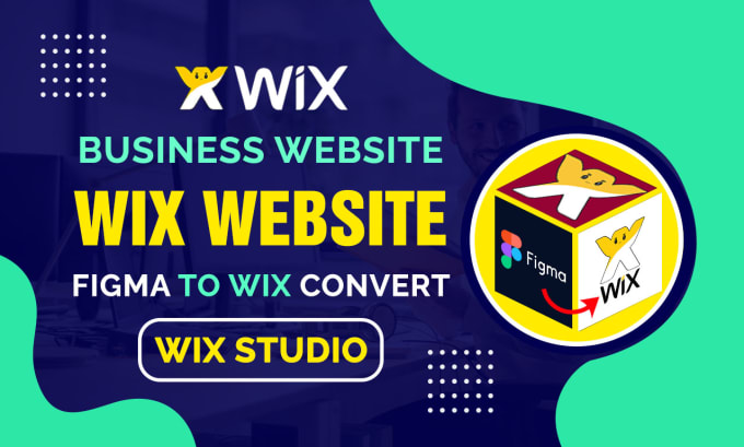 build wix business website or wix redesign figma to wix or wix studio website