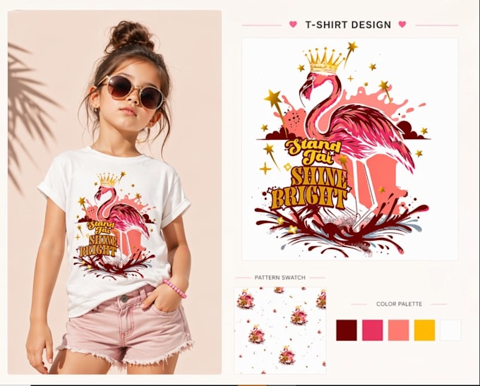 design trendy graphic tees for fashion brands