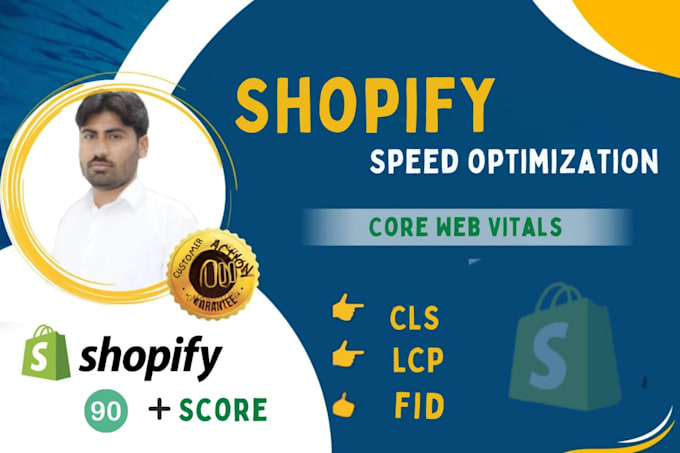 do shopify speed optimization and fix core web vitals cls, lcp, fid