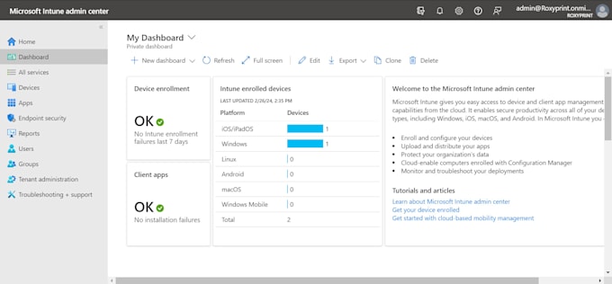 do will configure m365 intune and autopilot