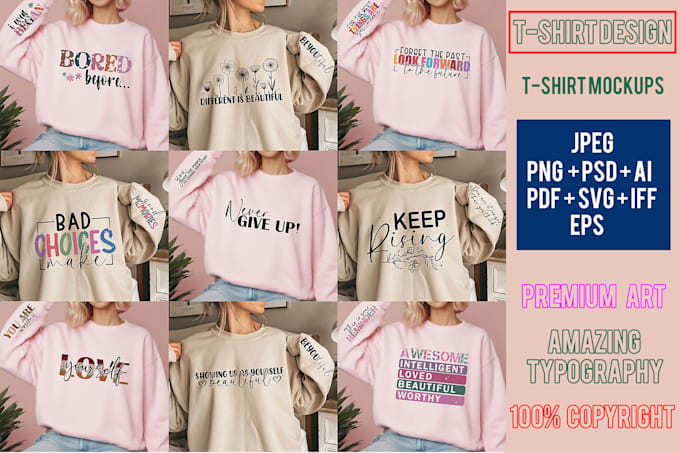 create a amazing etsy t shirt design