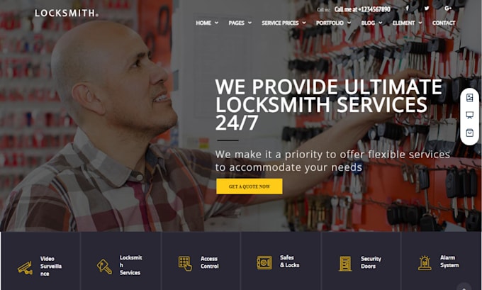 locksmith website locksmith landing page locksmith lead generation locksmith SEO
