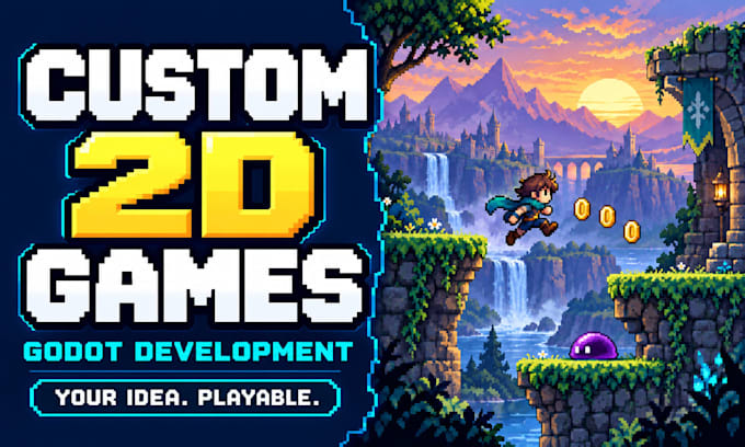 create a custom 2d game in godot for you